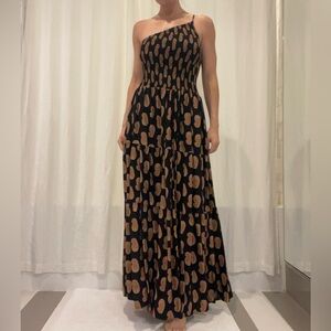Moon River One Shoulder Maxi Dress